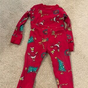 Carter's Red Grinch Pajama Top